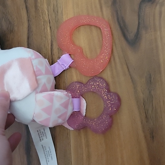 Super soft magical unicorns baby toy rattle clip on lovey lovie toy stroller - Picture 4 of 8